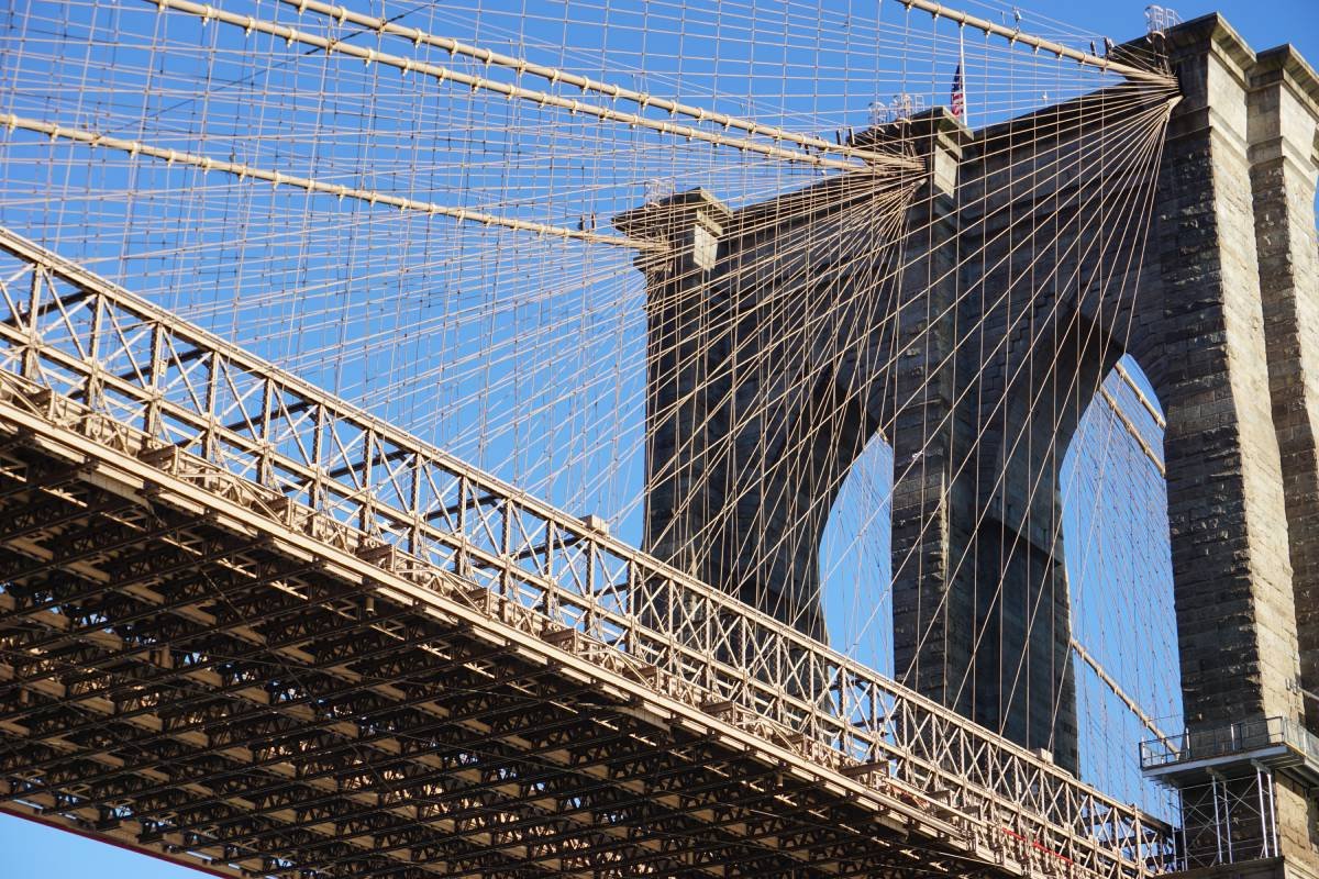 Brooklyn Bridge Architectural Detail, New York City